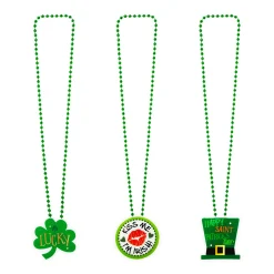 Clearance Windy City Novelties St. Patrick's Day LED Pendant Bead Necklaces Retail Display