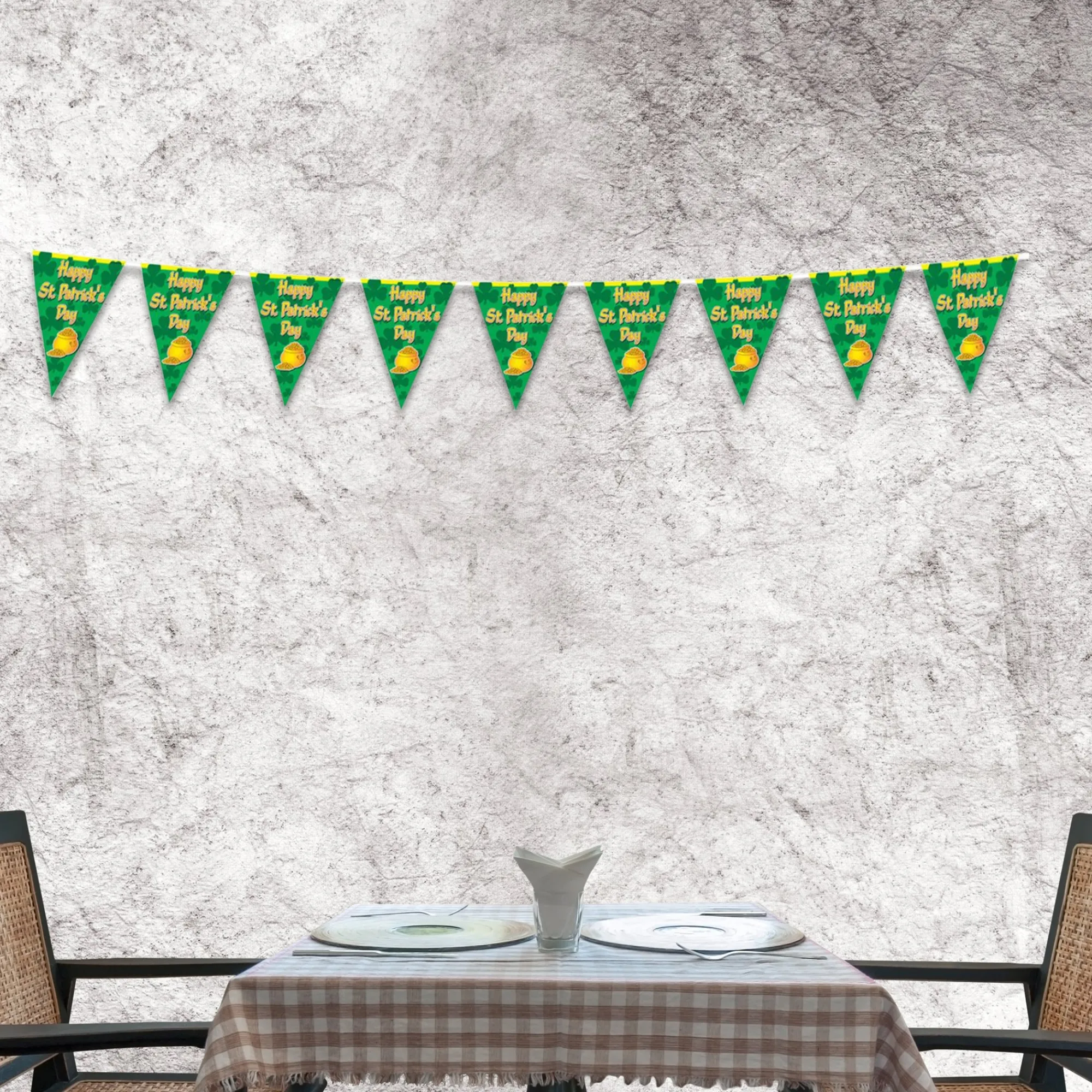 New Windy City Novelties St. Patrick's Day Pennant Banner