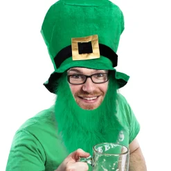 Outlet Windy City Novelties St. Patrick's Day Top Hat with Beard