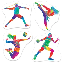 Hot Windy City Novelties Summer Sports Athletes Cutouts