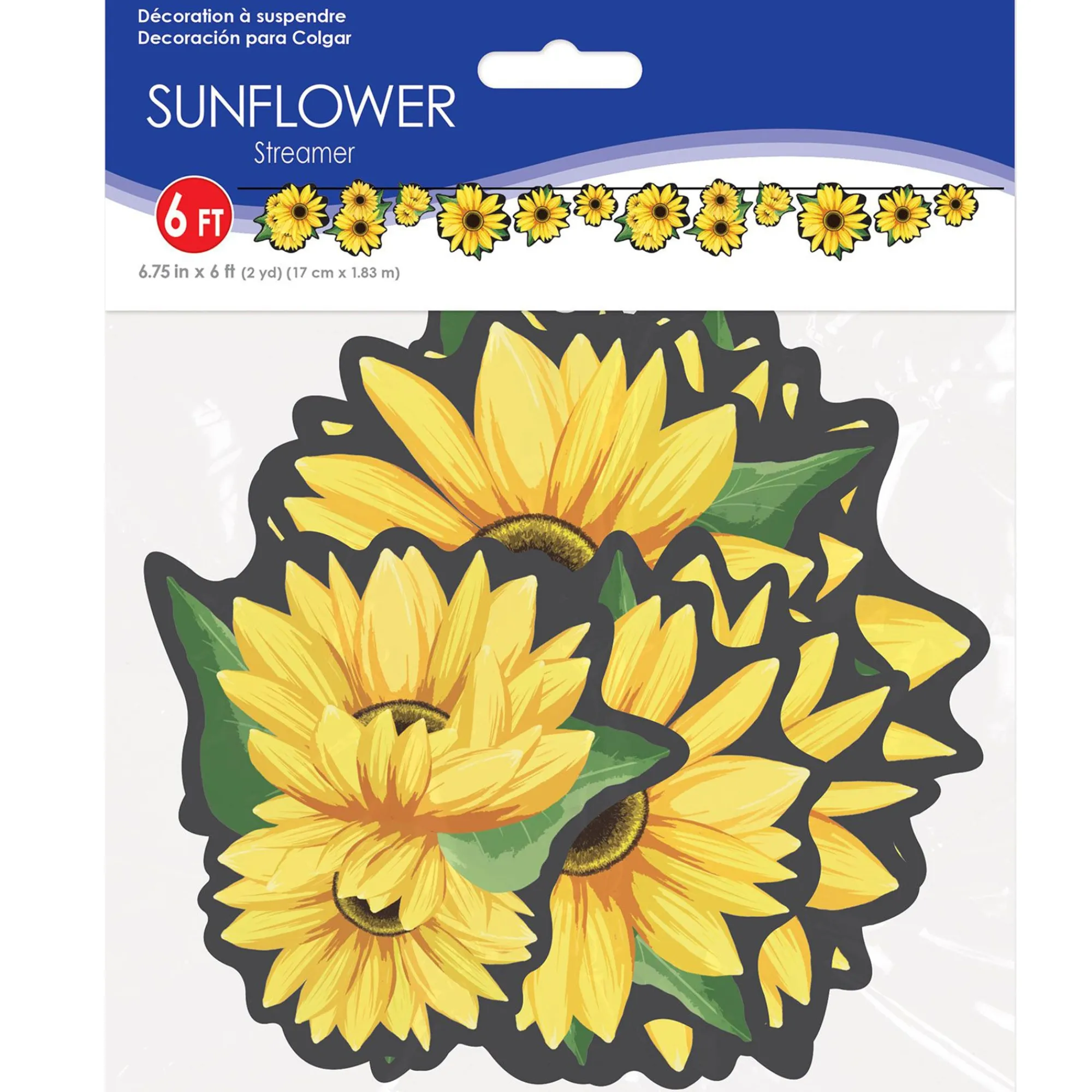 Discount Windy City Novelties Sunflower Streamer