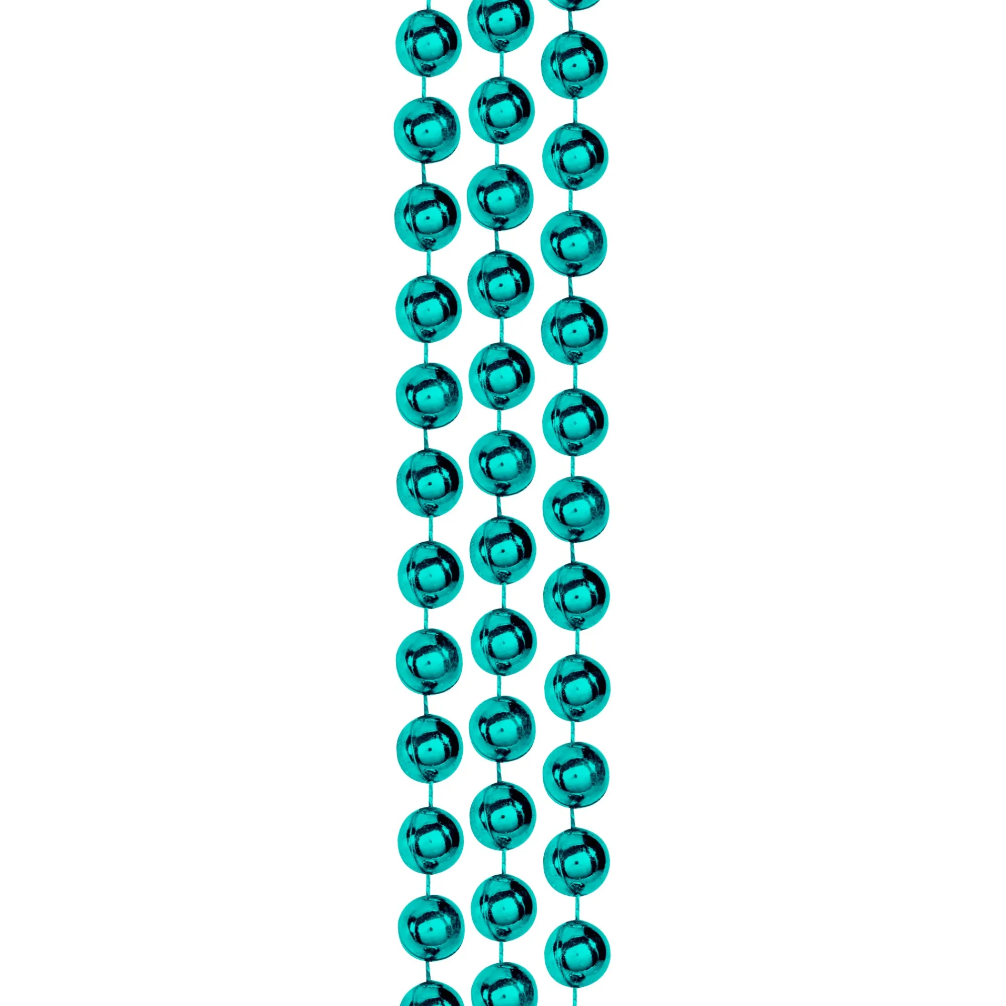 Hot Windy City Novelties Teal 7mm Bead 33" Necklaces