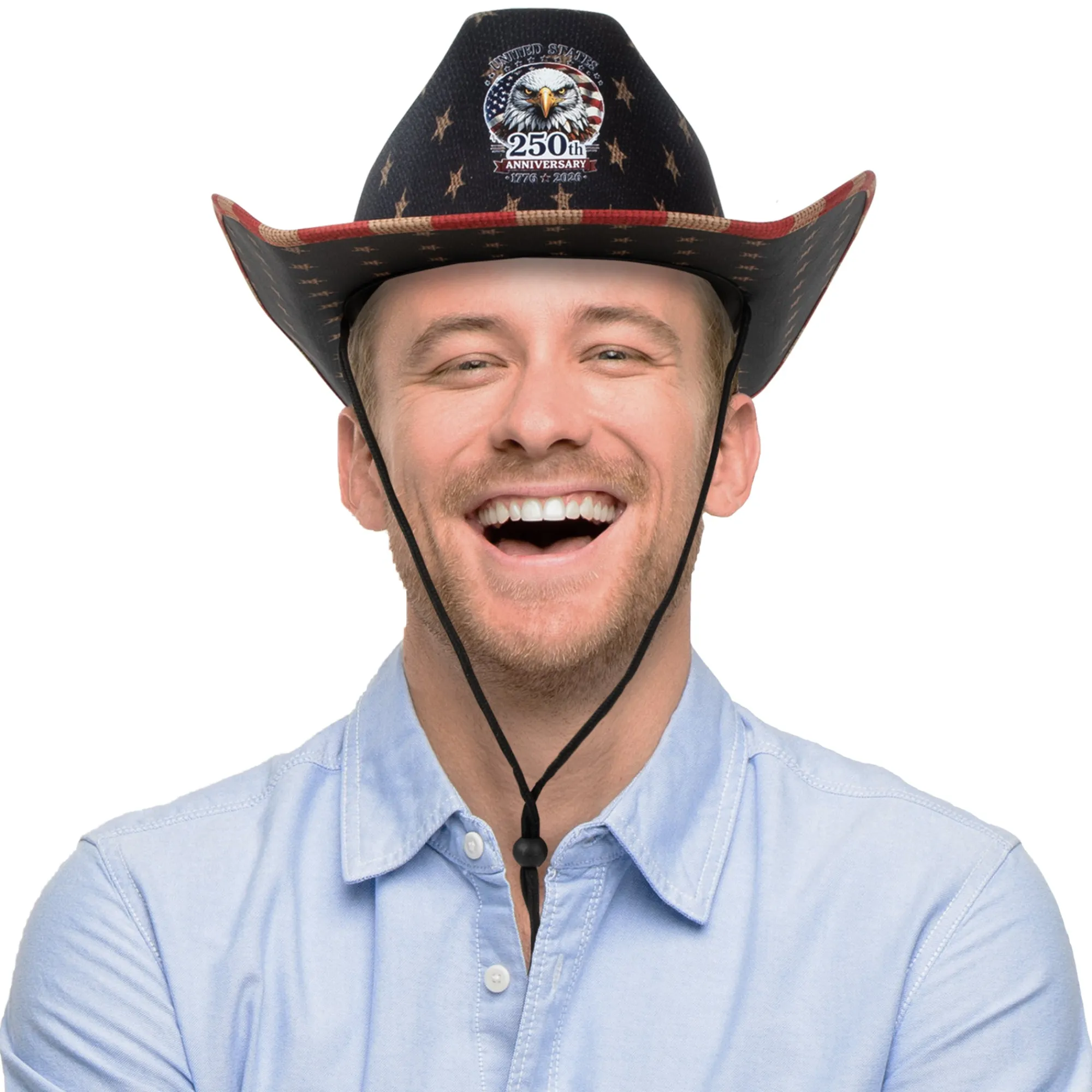 Discount Windy City Novelties 250th Anniversary Vintage Cowboy Hat