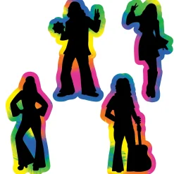 Online Windy City Novelties Tie Dye Hippie Silhouettes