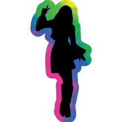 Online Windy City Novelties Tie Dye Hippie Silhouettes