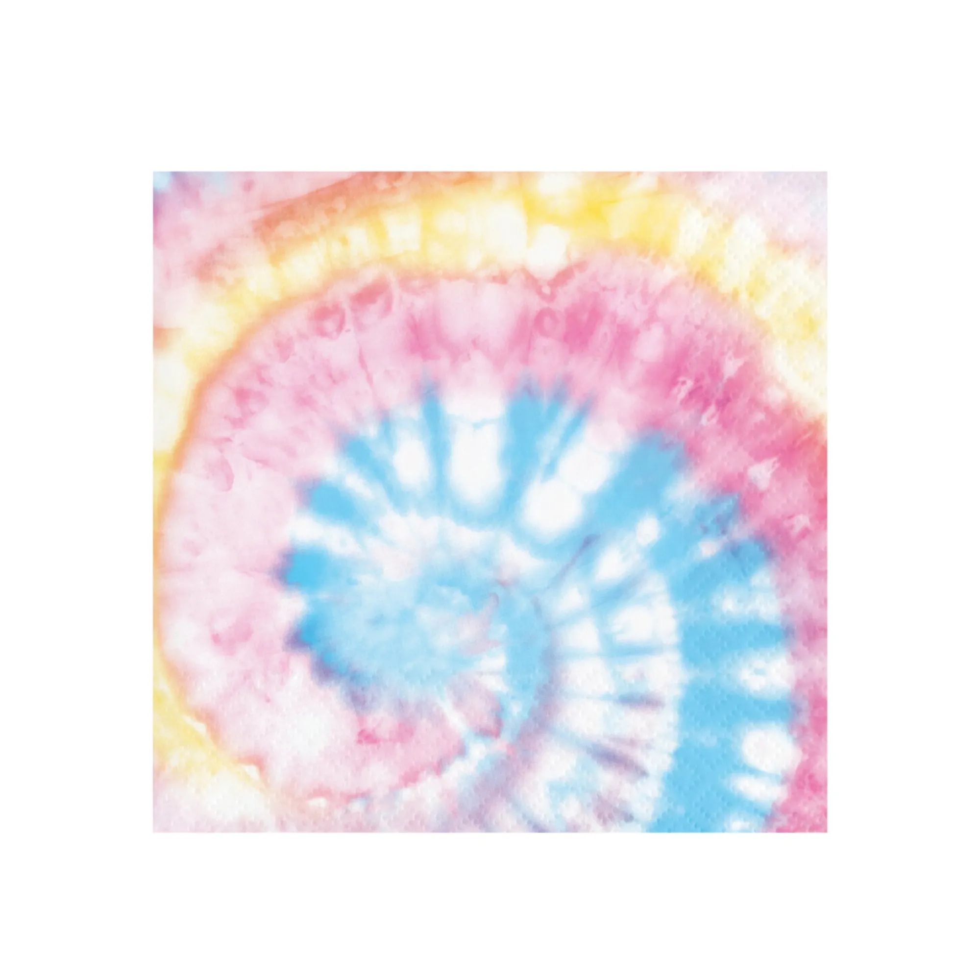 Hot Windy City Novelties Tie Dye Party Beverage Napkins