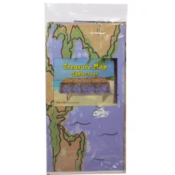 New Windy City Novelties Treasure Map Plastic Table Cover
