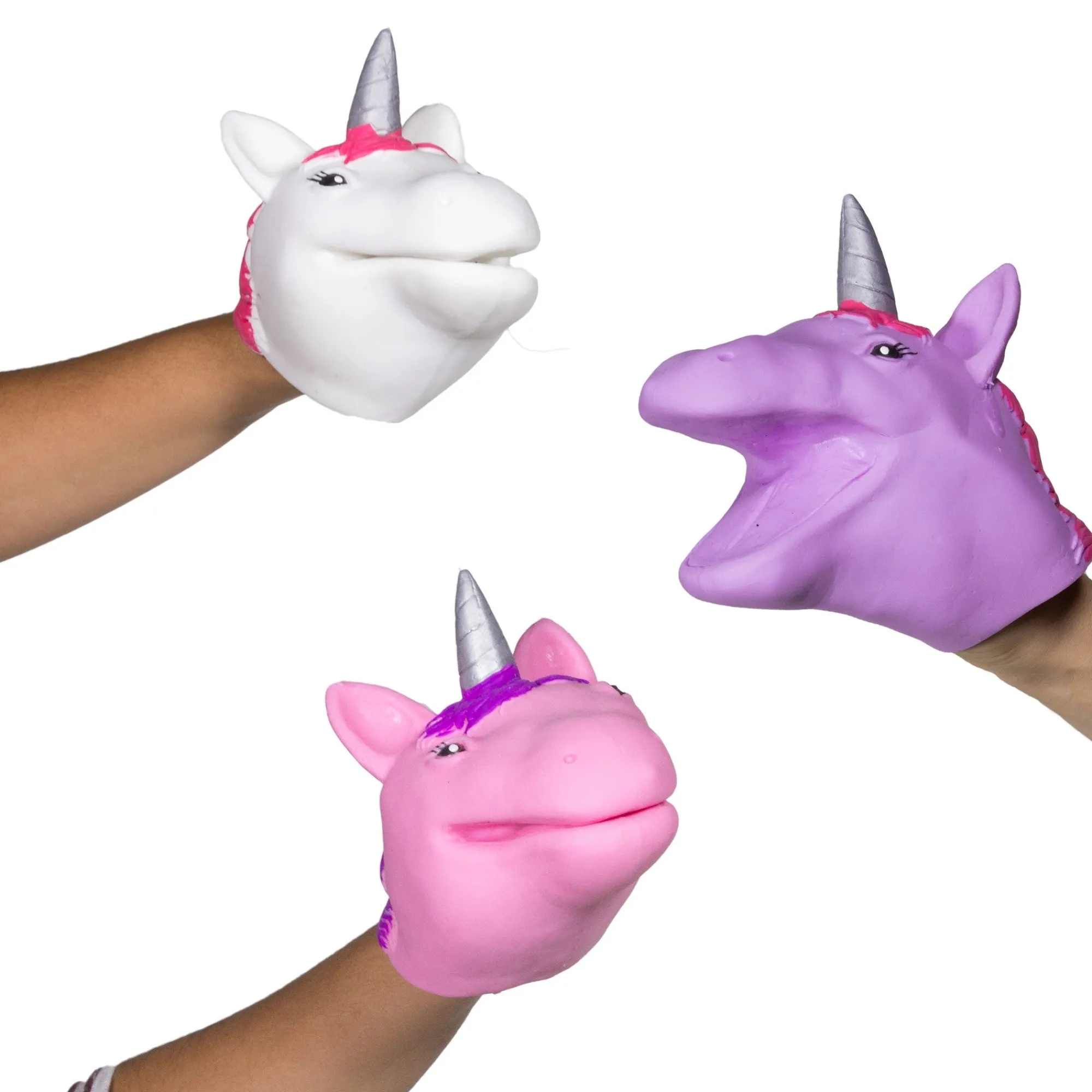 Hot Windy City Novelties Unicorn Hand Puppets