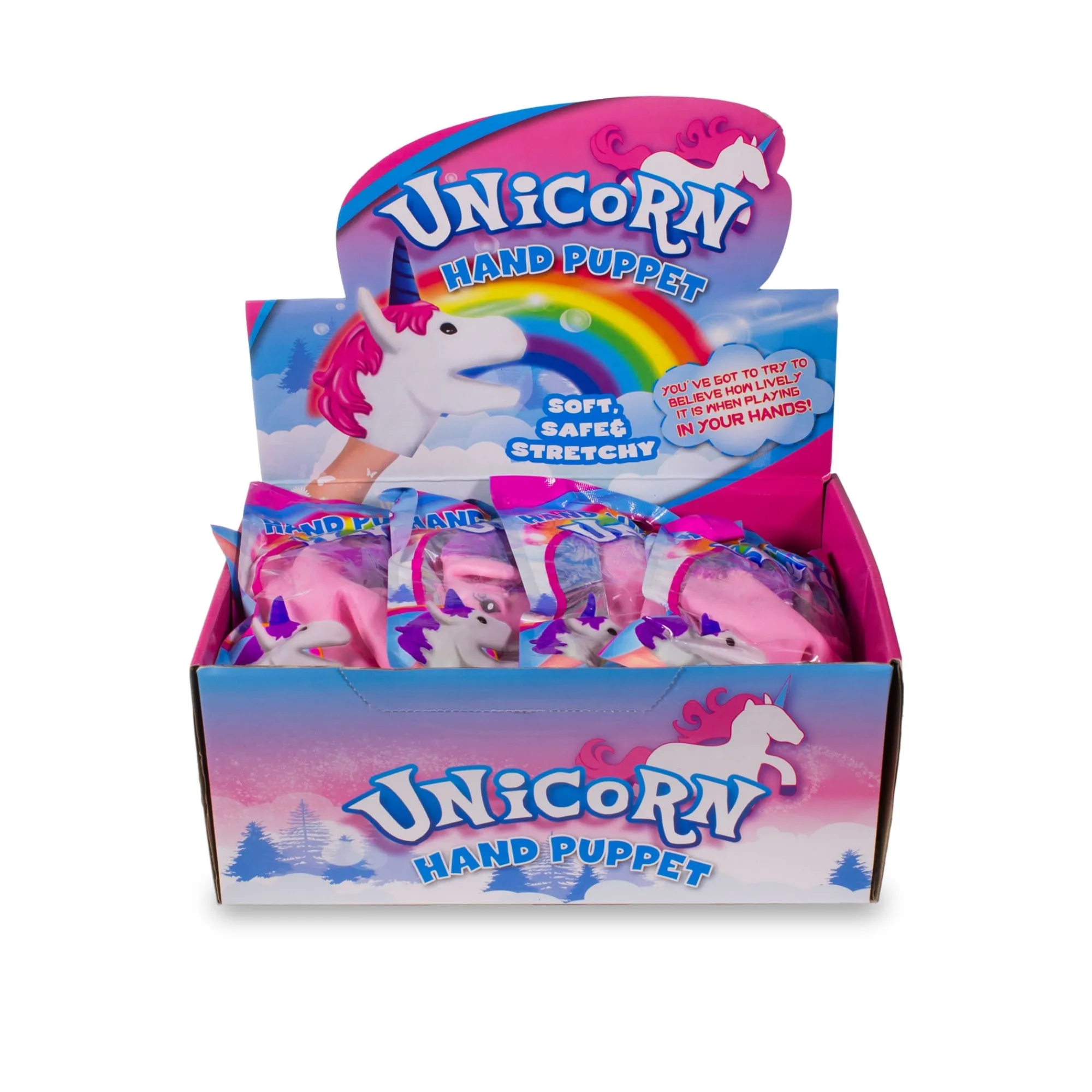Hot Windy City Novelties Unicorn Hand Puppets