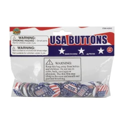 Online Windy City Novelties USA Patriotic Buttons