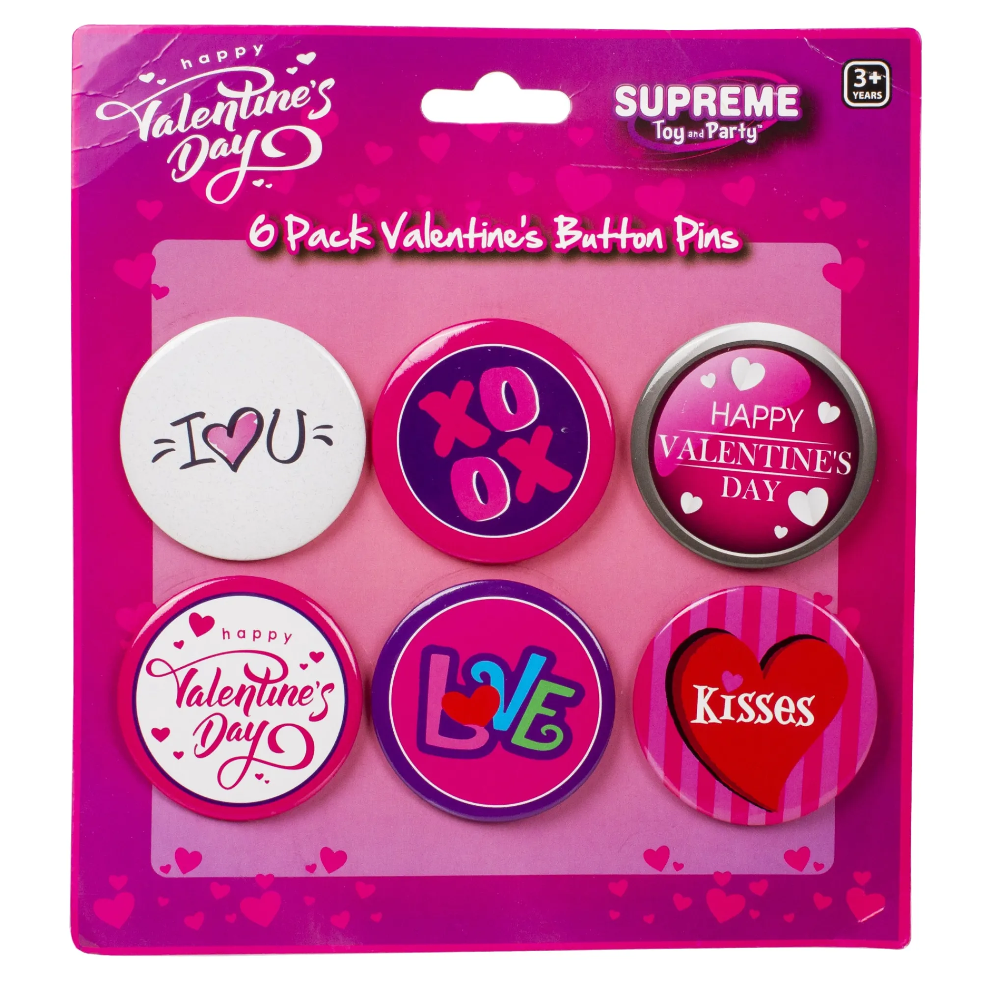 Clearance Windy City Novelties Valentine's Day 2 1/4" Buttons