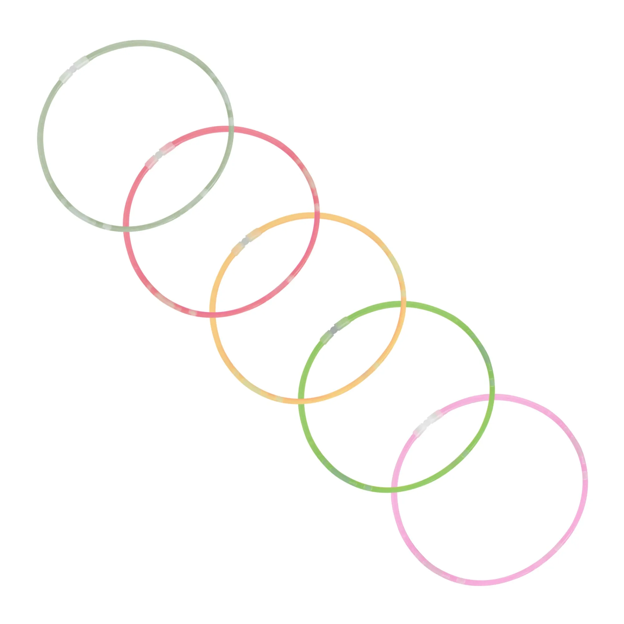 New Windy City Novelties Variety Pack 22" Glow Necklaces Assorted Colors