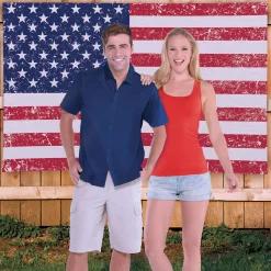 Clearance Windy City Novelties Vintage American Flag Backdrop