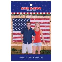 Clearance Windy City Novelties Vintage American Flag Backdrop
