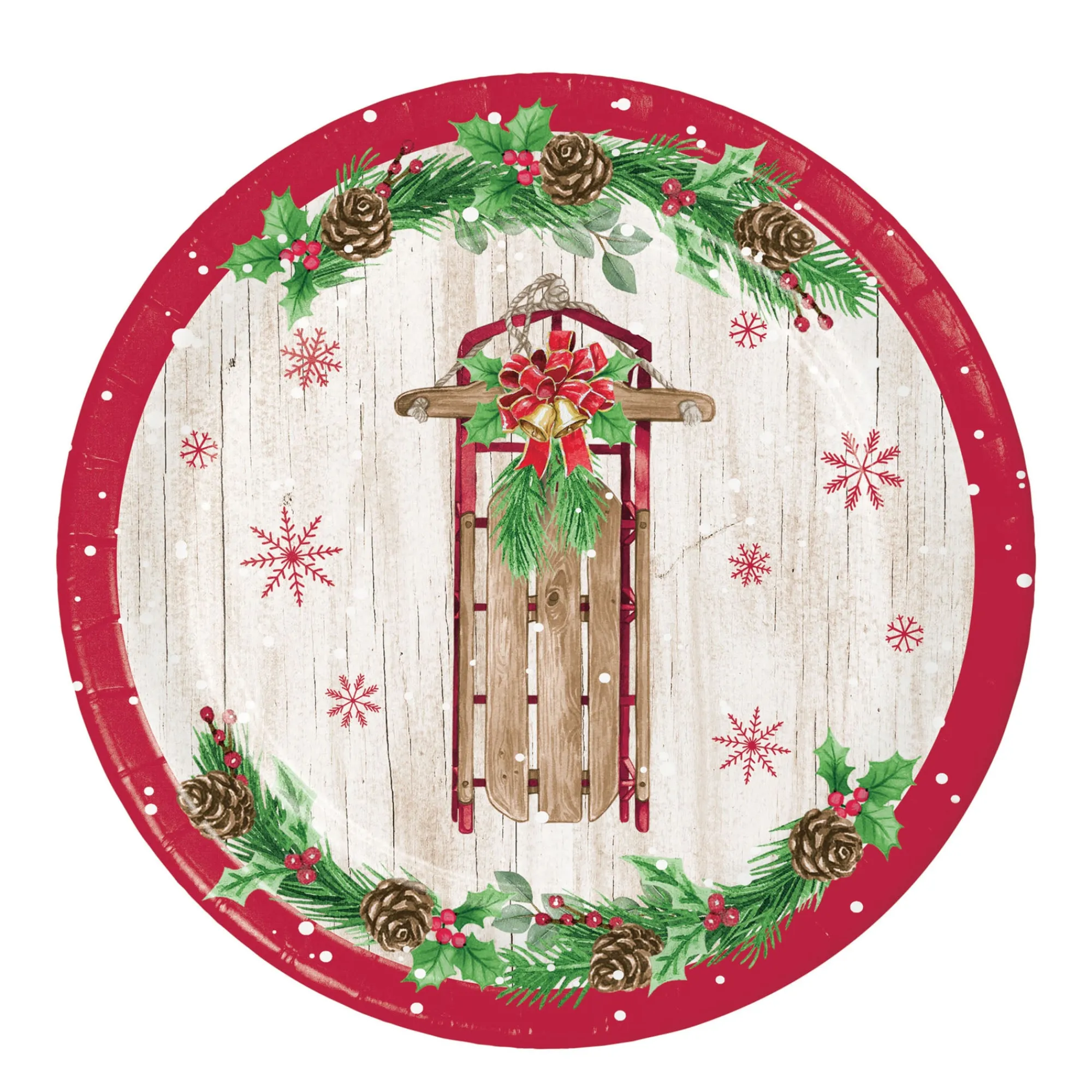 New Windy City Novelties Vintage Christmas 7" Plates