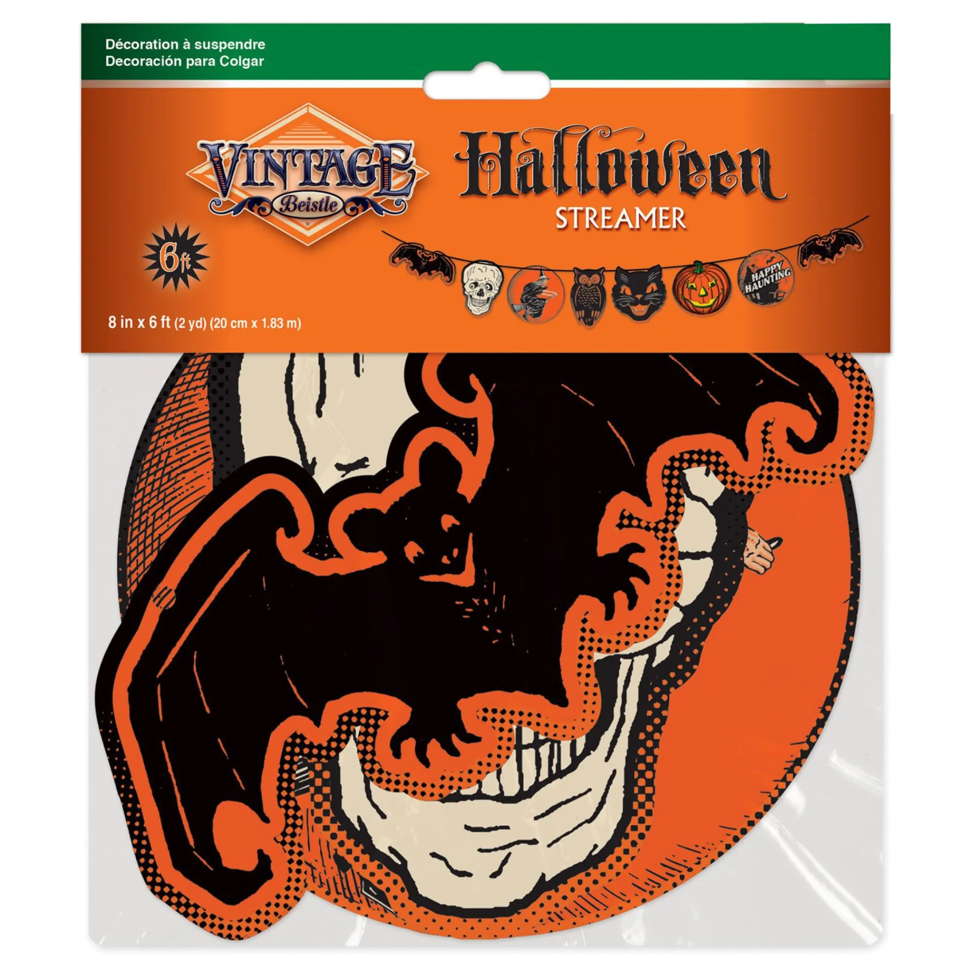 New Windy City Novelties Vintage Halloween Streamer