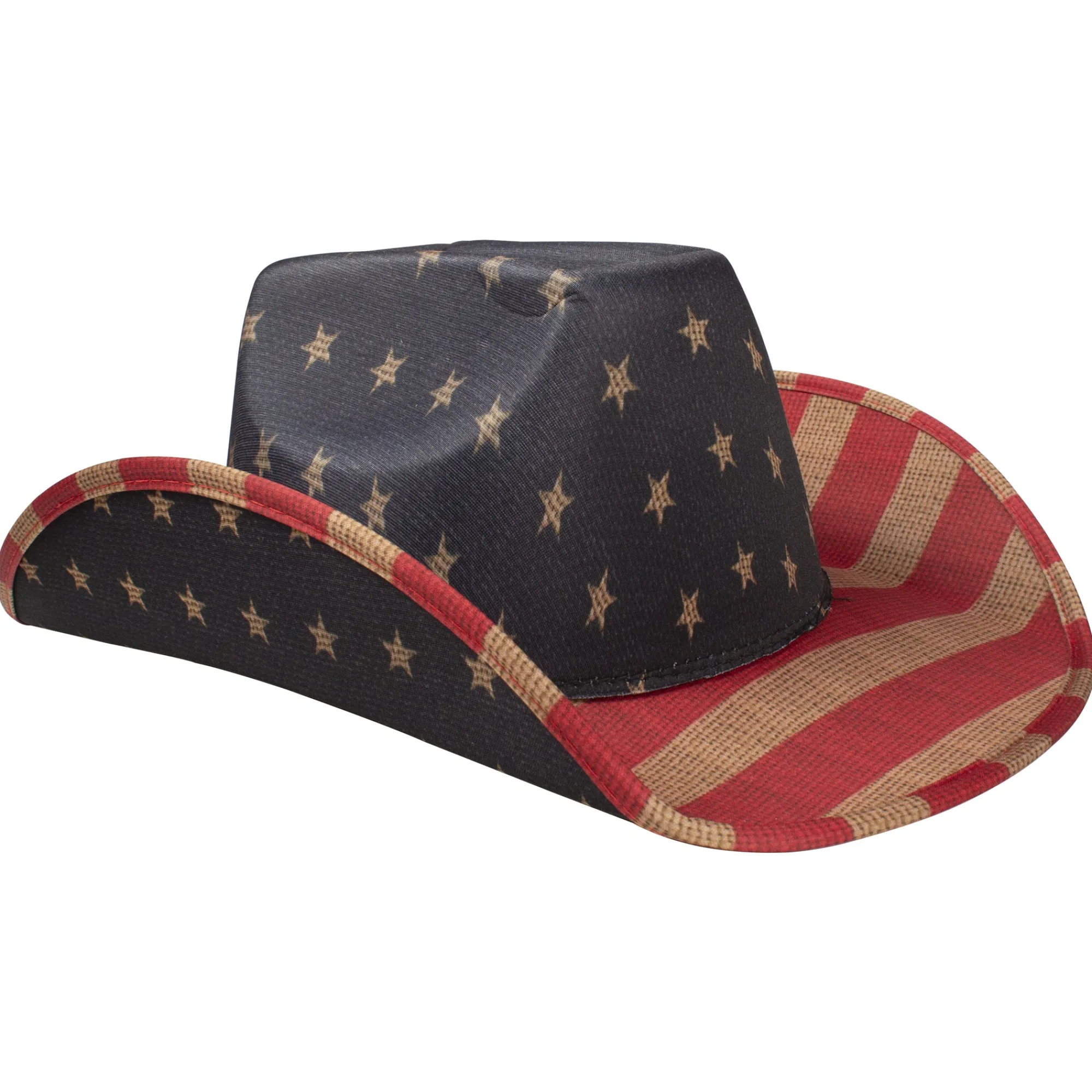 Best Windy City Novelties Vintage Patriotic Cowboy Hat