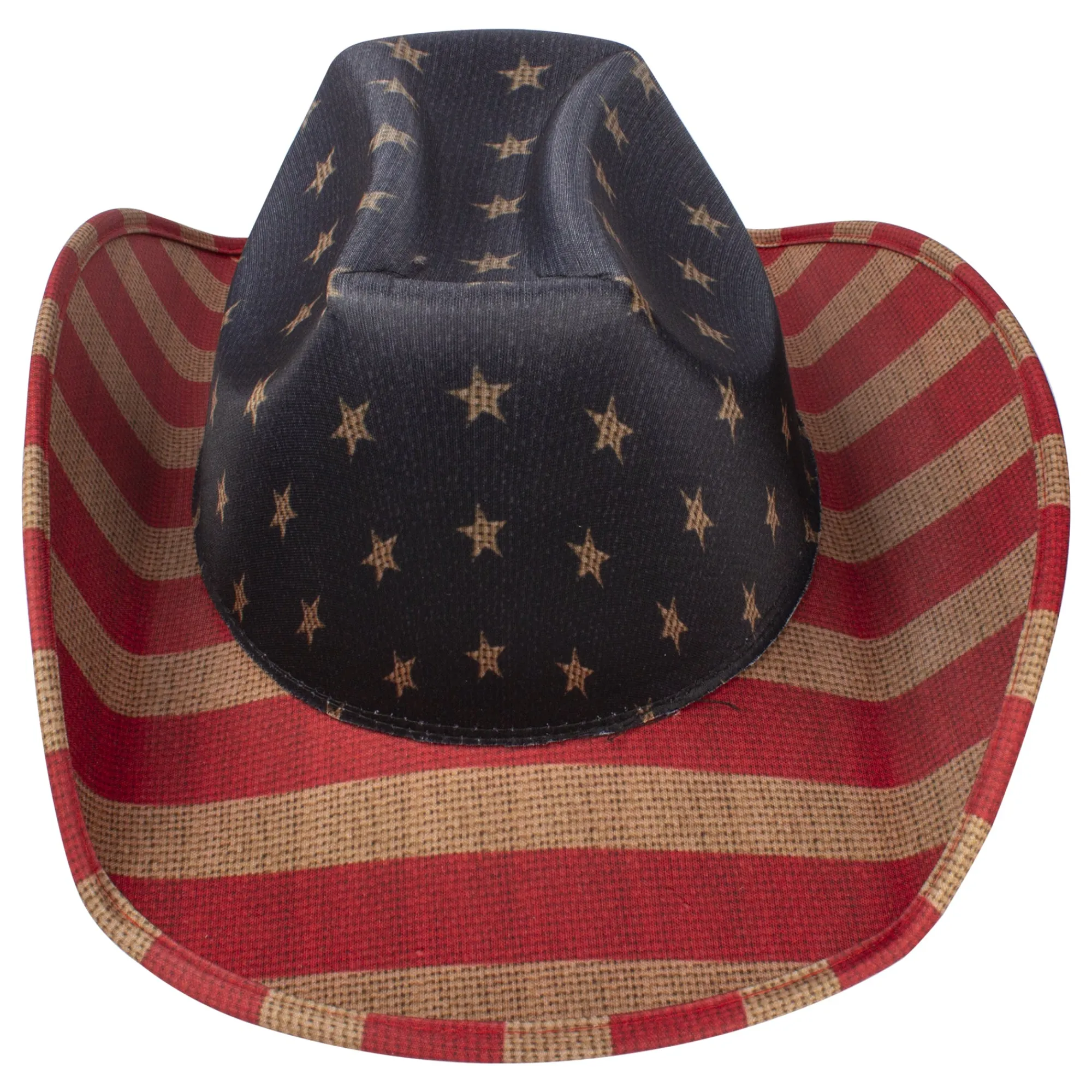 Best Windy City Novelties Vintage Patriotic Cowboy Hat