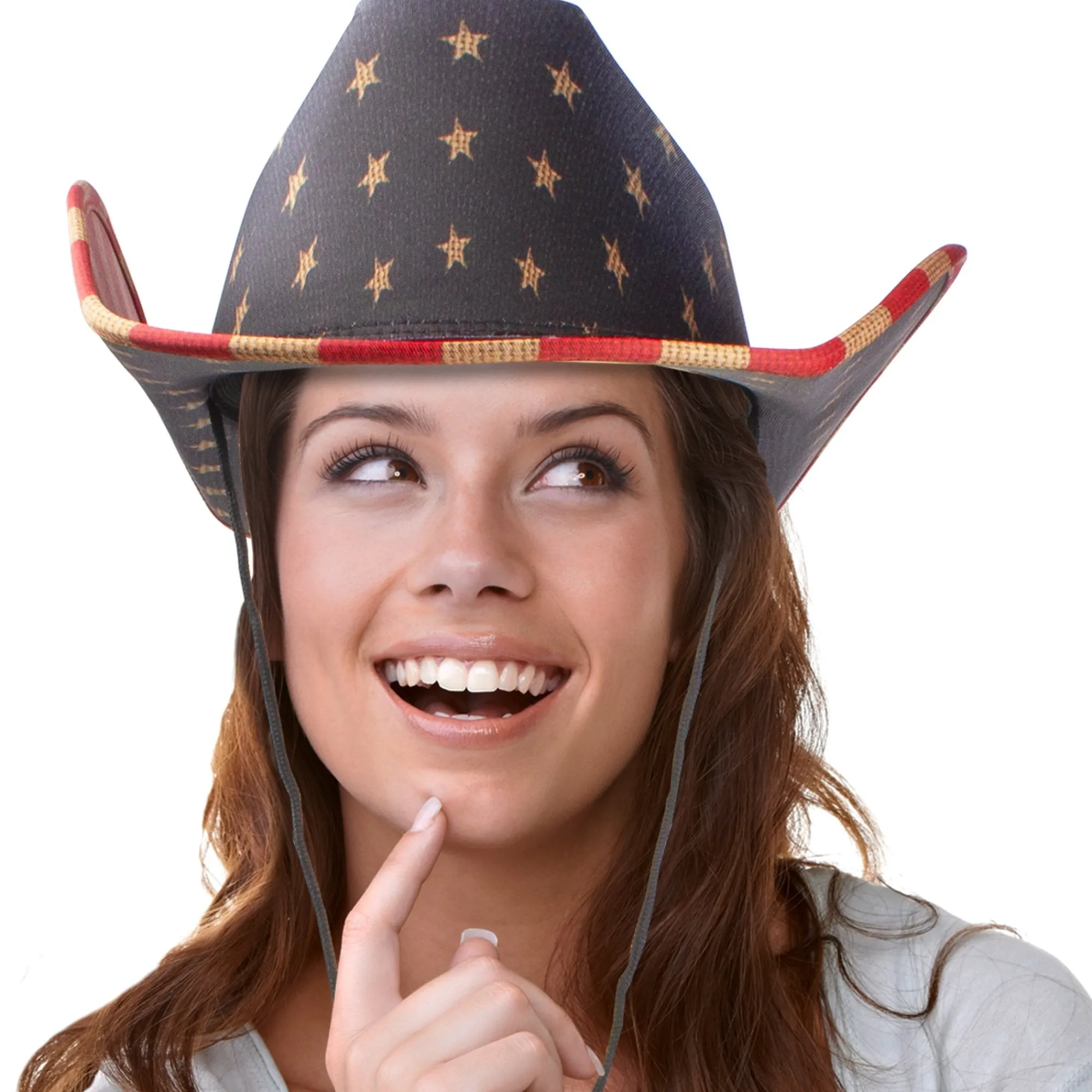 Best Windy City Novelties Vintage Patriotic Cowboy Hat