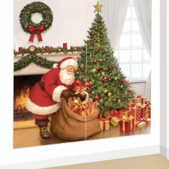 New Windy City Novelties Vintage Santa Scene Setter