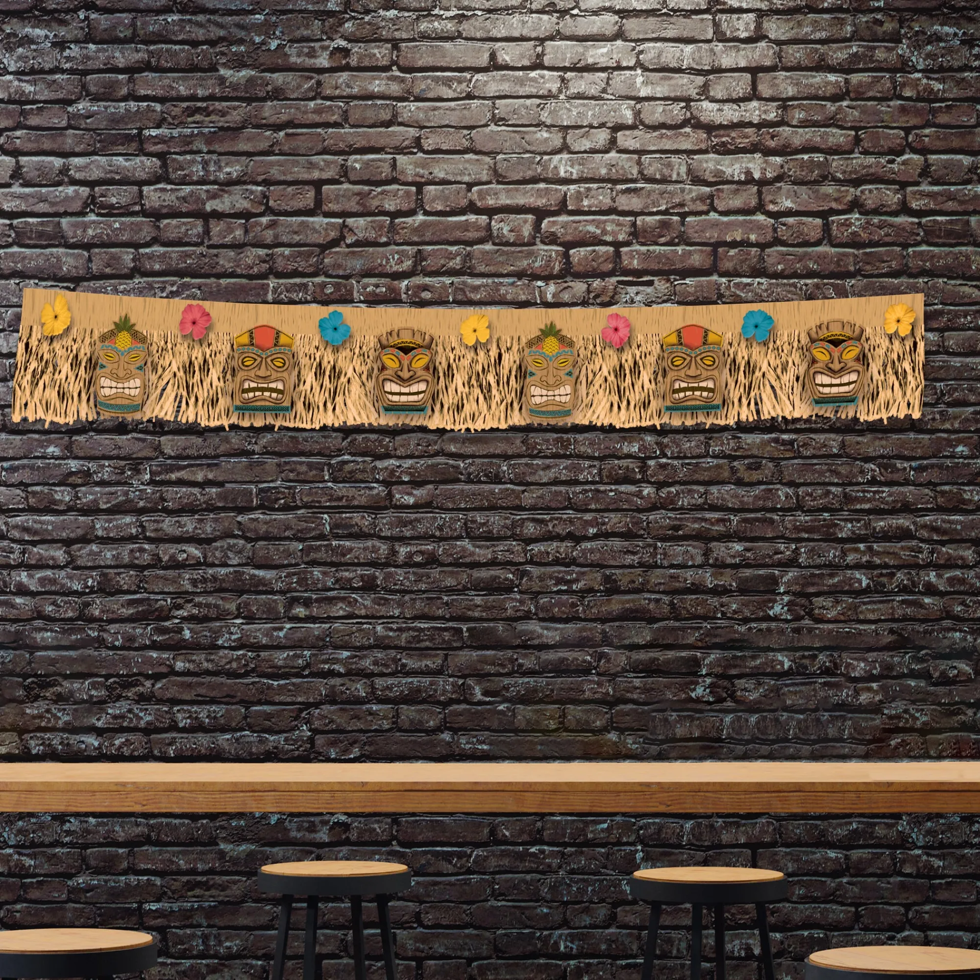 Outlet Windy City Novelties Vintage Tiki Banner