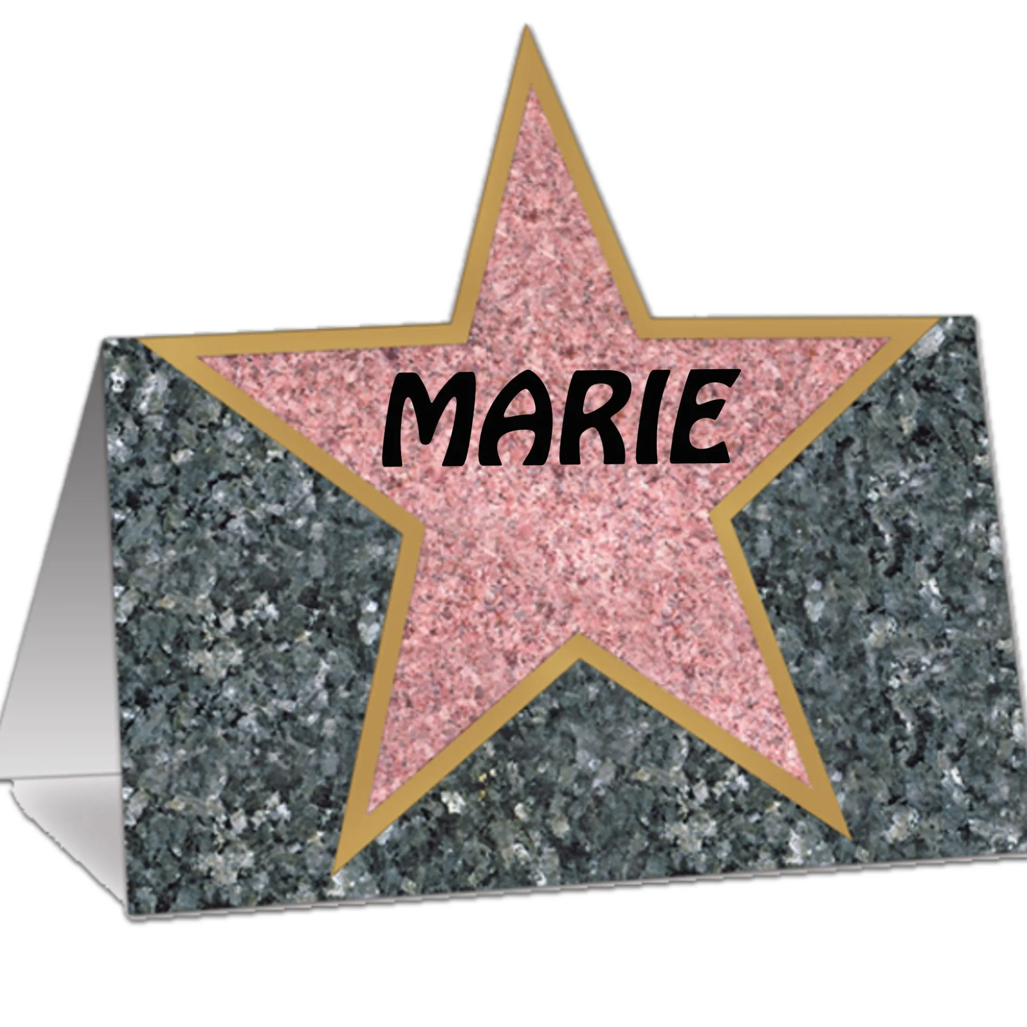 Windy City Novelties Walk of Fame Stars Place Cards