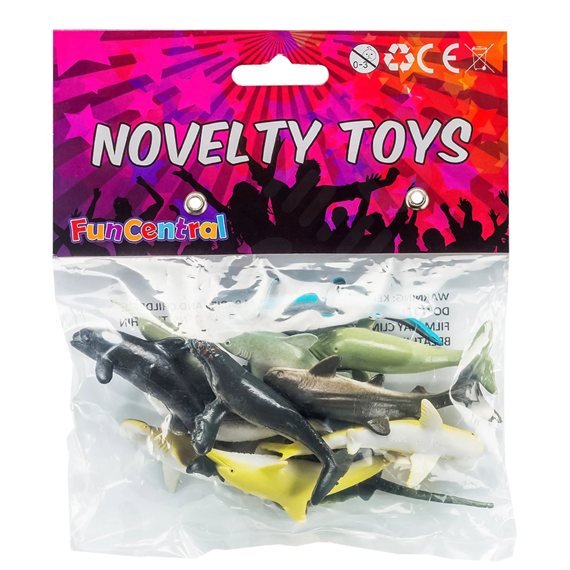 Windy City Novelties Whale & Shark Toy Figures