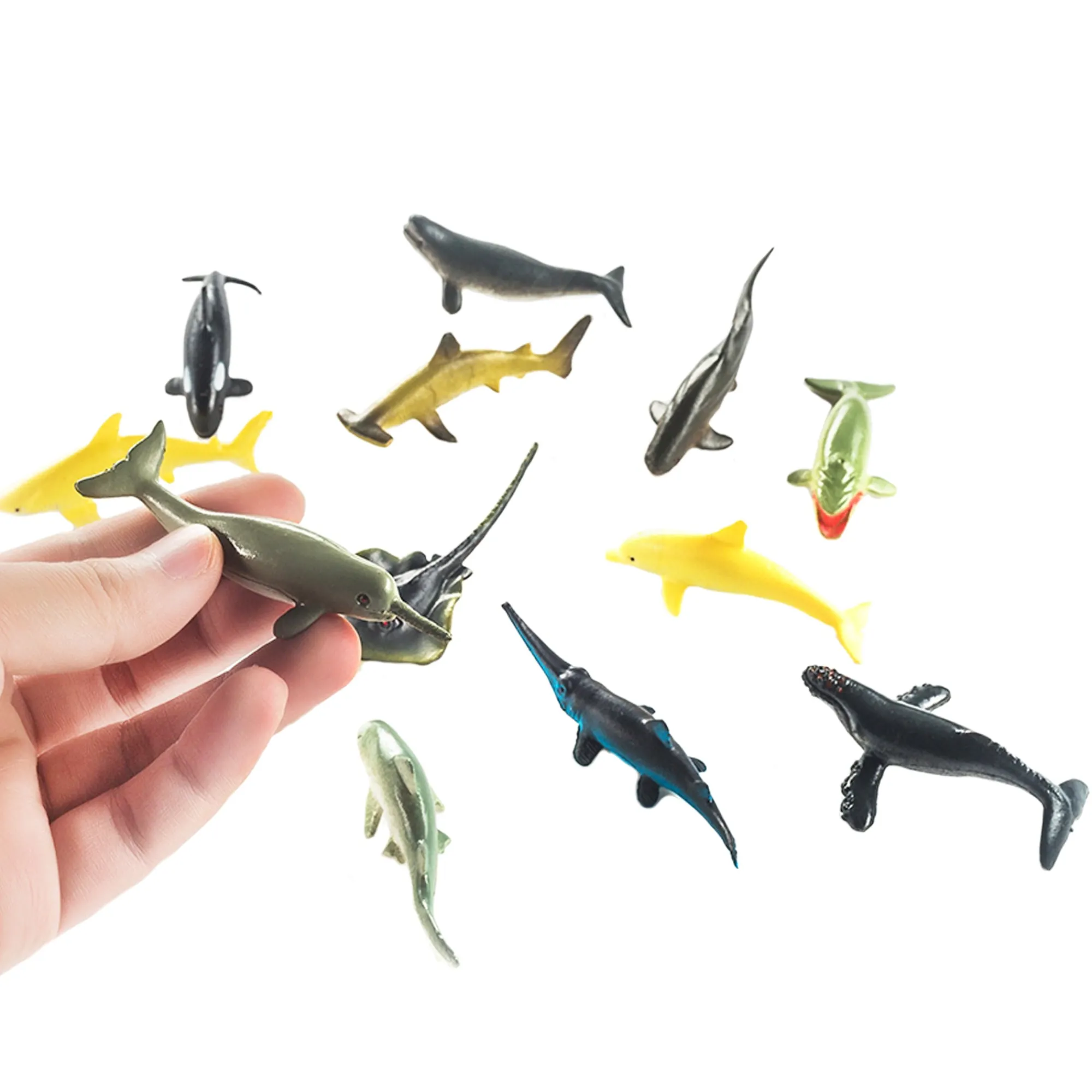 Windy City Novelties Whale & Shark Toy Figures