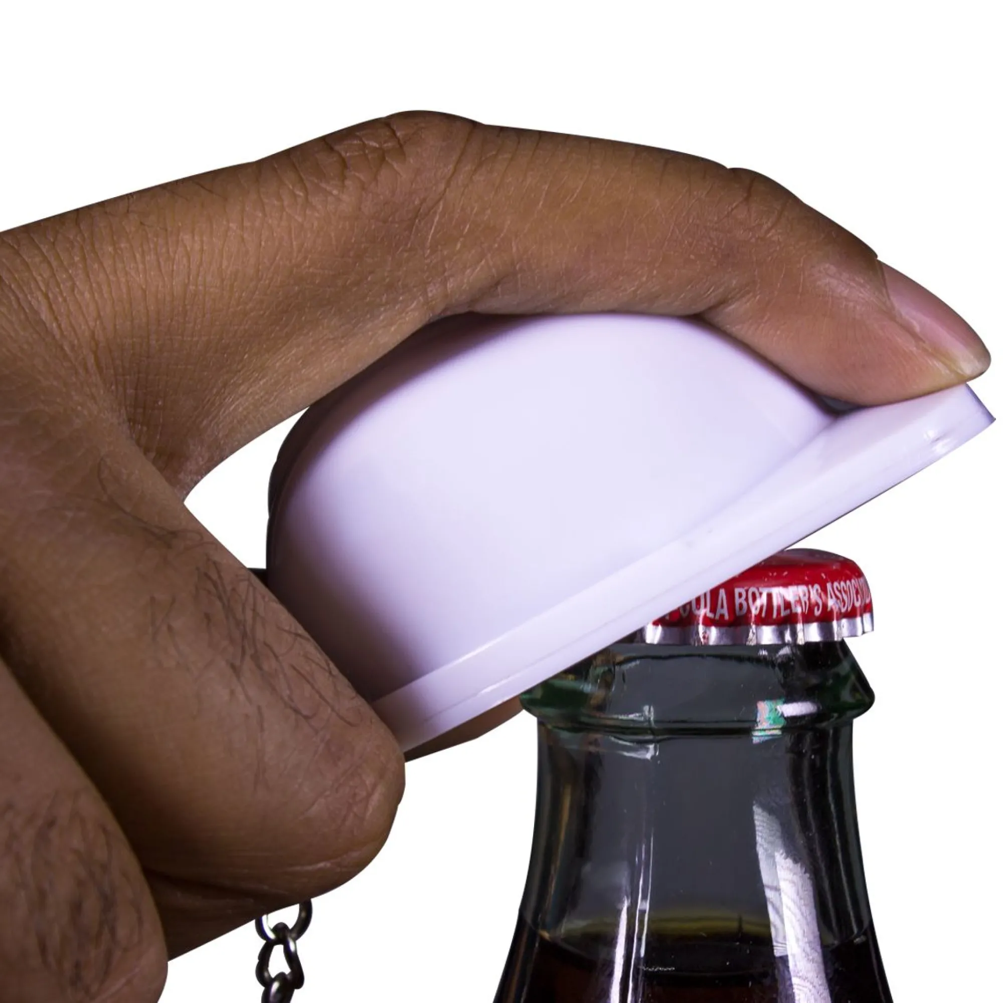 Outlet Windy City Novelties Construction Hat Bottle Opener Keychain White