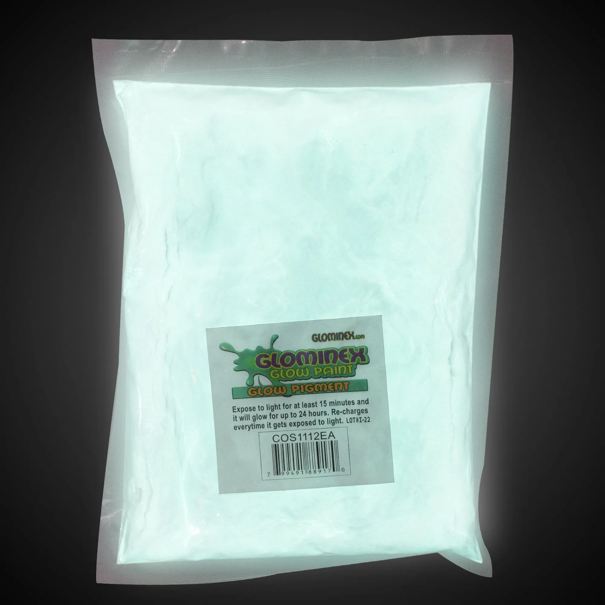 Clearance Windy City Novelties Glominex 1 kg. Glow Pigment White