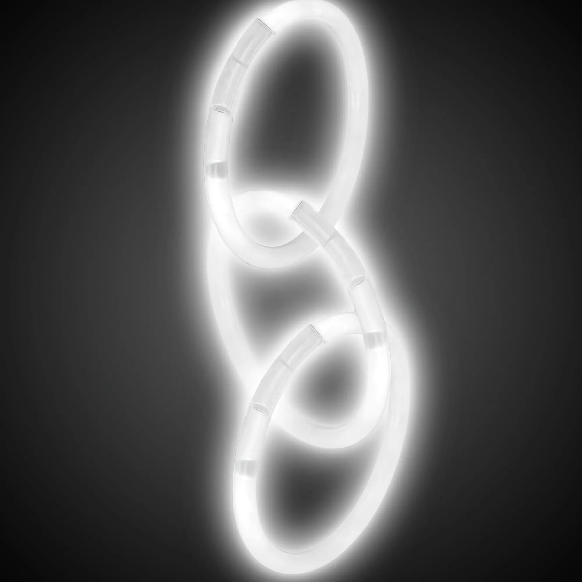 Discount Windy City Novelties 8" Glow Bracelets White