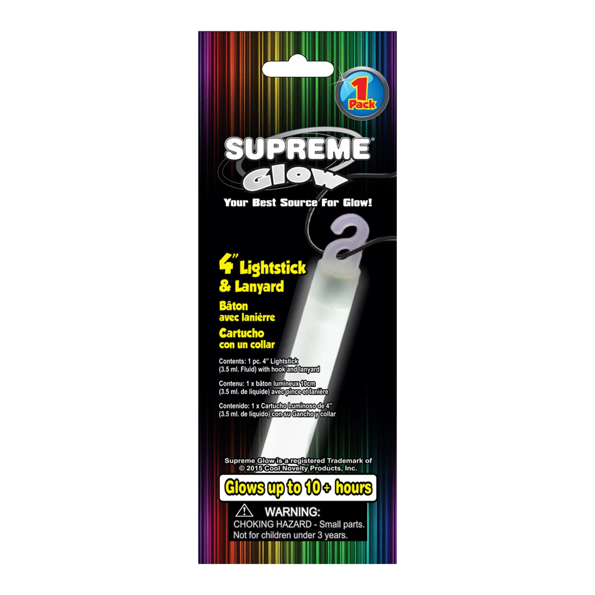 Best Windy City Novelties 4" Glow Stick White