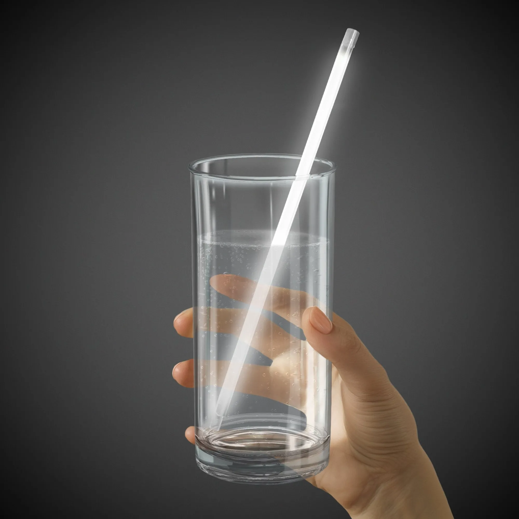 Sale Windy City Novelties 9" Glow Straws White