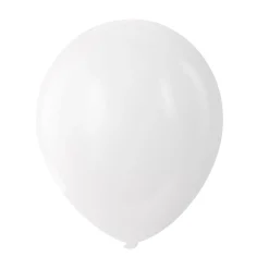 New Windy City Novelties White Latex 12" Balloons
