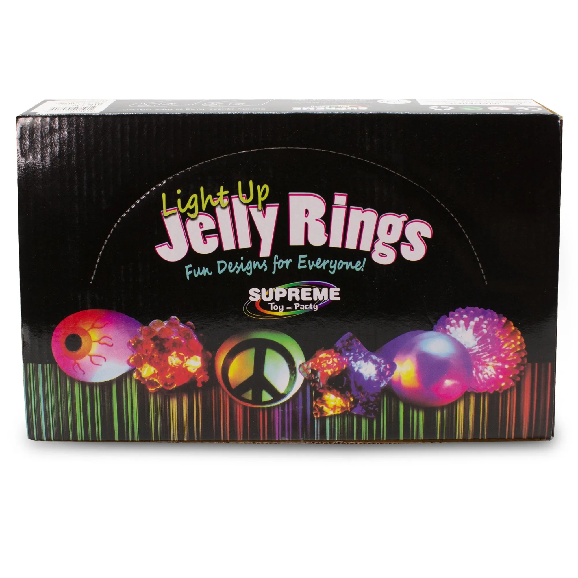 New Windy City Novelties LED Jelly Rings White