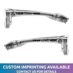 Windy City Novelties LED Retro Sunglasses White