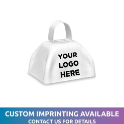 Outlet Windy City Novelties Metal Cowbells White