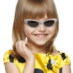 Best Windy City Novelties Polka Dot Kids' Sunglasses White