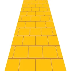 Hot Windy City Novelties Yellow Brick Road Floor Runner