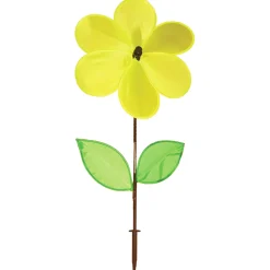 Hot Windy City Novelties Yellow Flower Wind Spinner