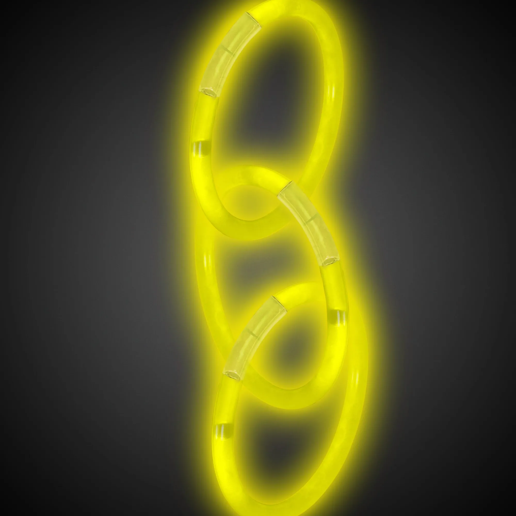 Clearance Windy City Novelties 8" Glow Bracelets Yellow
