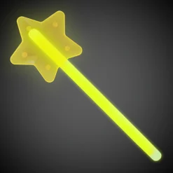 Outlet Windy City Novelties Yellow Glow Stick Star Wand