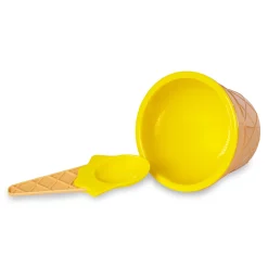New Windy City Novelties Yellow Ice Cream Bowl & Spoon Sets