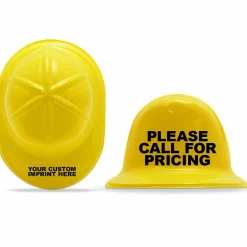 Hot Windy City Novelties Yellow Plastic Mini Construction Hats