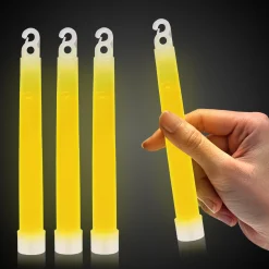 Hot Windy City Novelties 6" Premium Glow Sticks Yellow