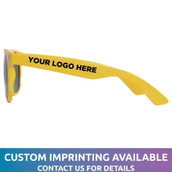 Online Windy City Novelties Retro Sunglasses Yellow
