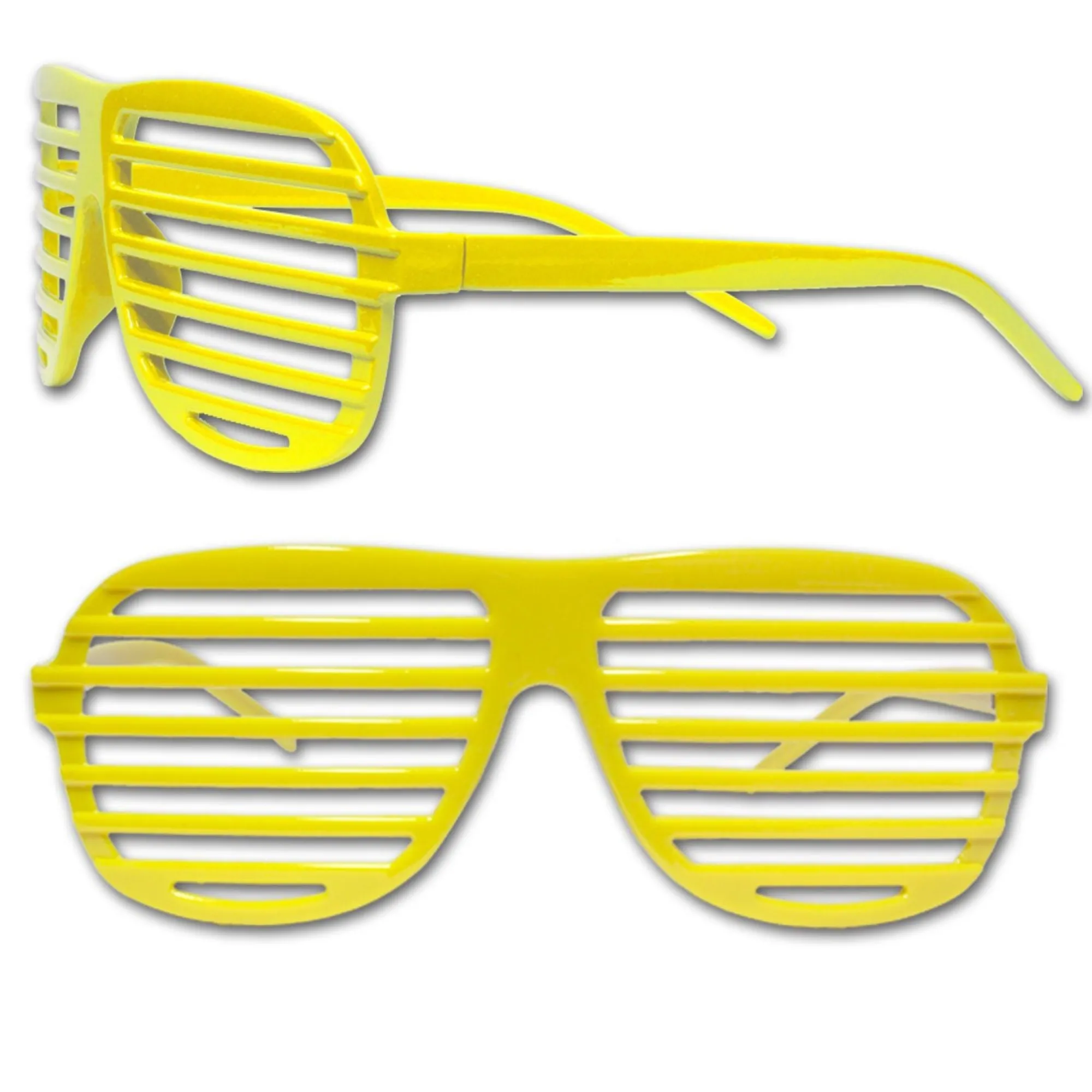 Discount Windy City Novelties Yellow Slotted Glasses