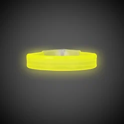 Clearance Windy City Novelties Triple Wide 9" Glow Bracelets Yellow