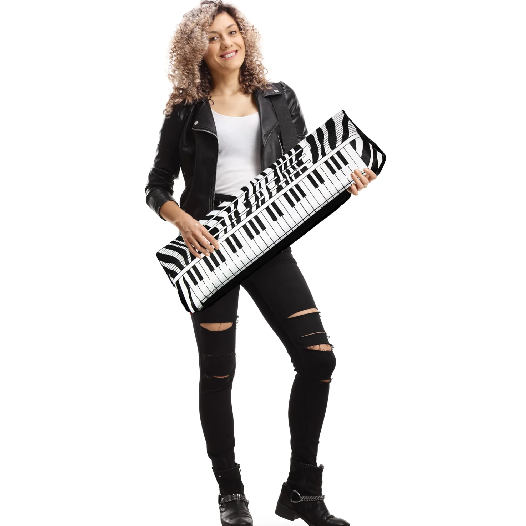 Hot Windy City Novelties Zebra Print Inflatable 24" Keyboards